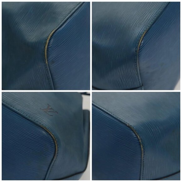 LOUIS VUITTON Epi Petit Noe Shoulder Bag Blue LV Auth - Picture 15 of 16